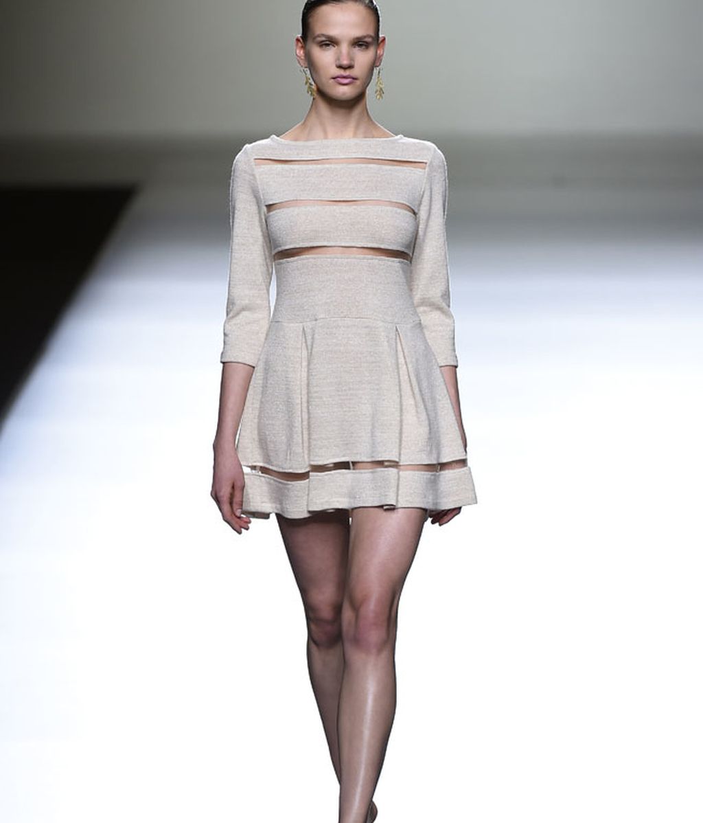 Experimentando con los patrones y tejidos