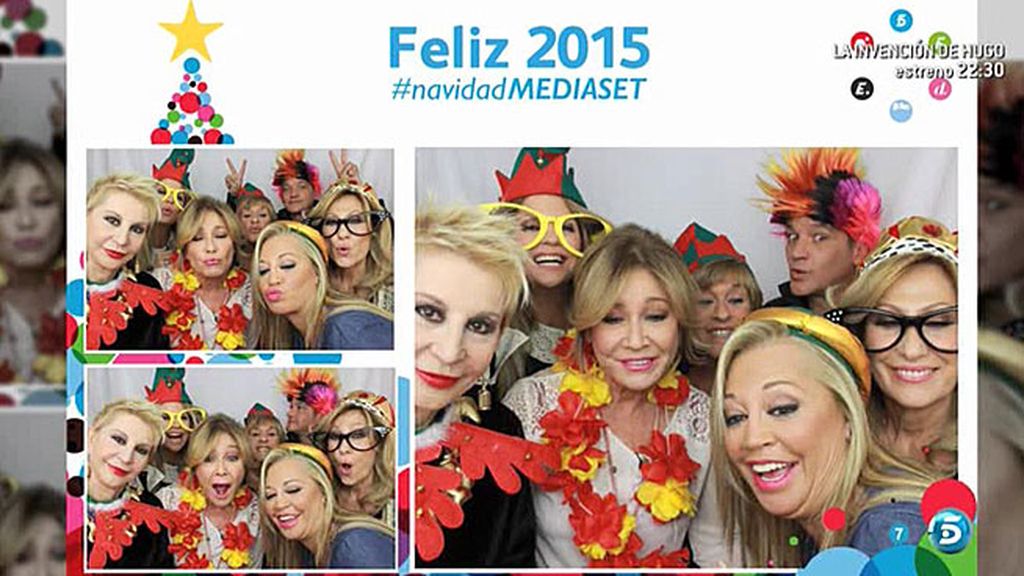 El programa felicita las fiestas con el 'selfiematón'