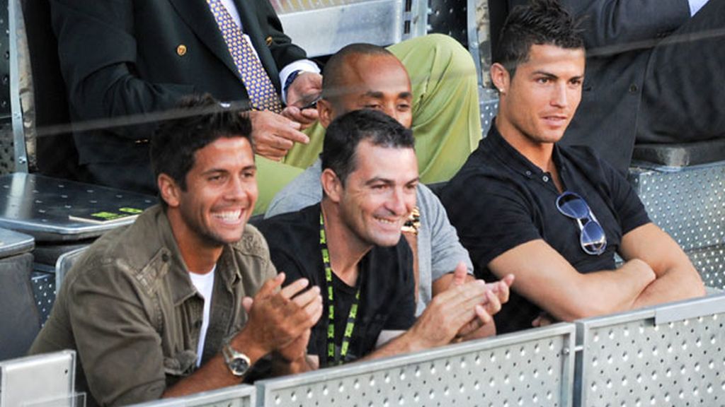 Fernando Verdasco y Cristiano Ronaldo