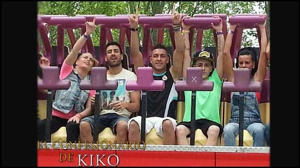 Los ex concursantes disfrutan de un día en el parque de atracciones