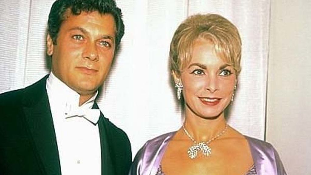 Con Janet Leigh, su primera esposa y madre de Jamie Lee Curtis