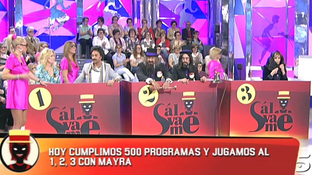 Un, dos, tres... ¡500 Sálvames!