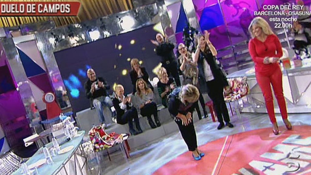 Tras la imitación de Terelu a Teresa, su madre le reta