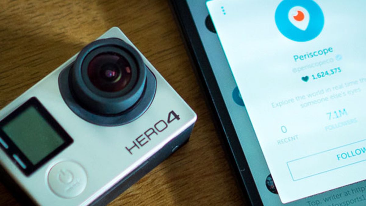 Periscope para iOS, Periscope, cámara GoPro, GoPro