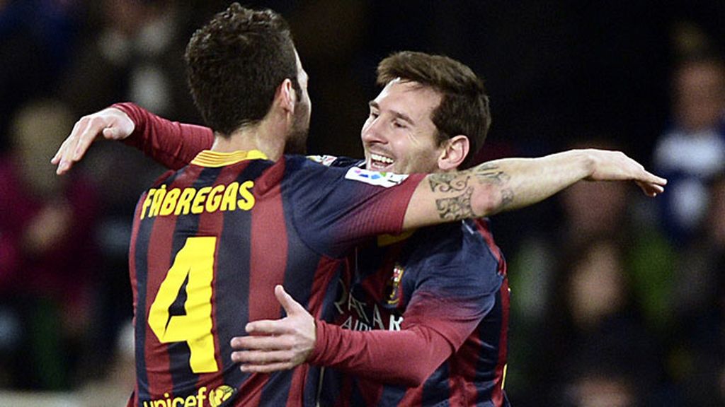 Messi, tras marcar en Anoeta Messi, tras marcar en Anoeta
