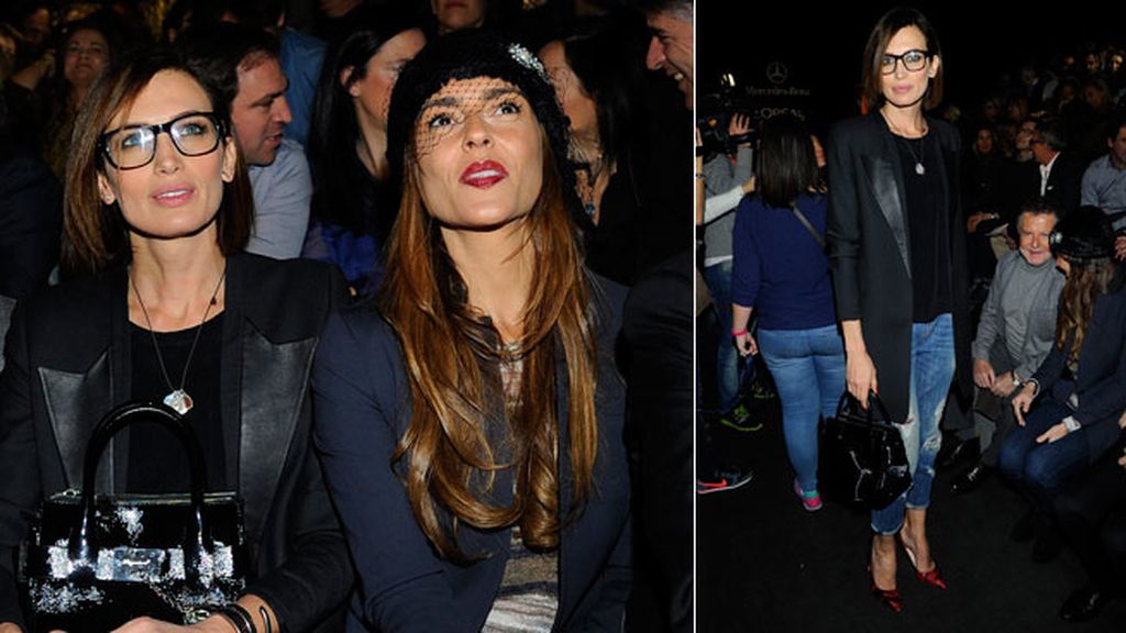 Nieves Álvarez en el desfile de Roberto Torretta