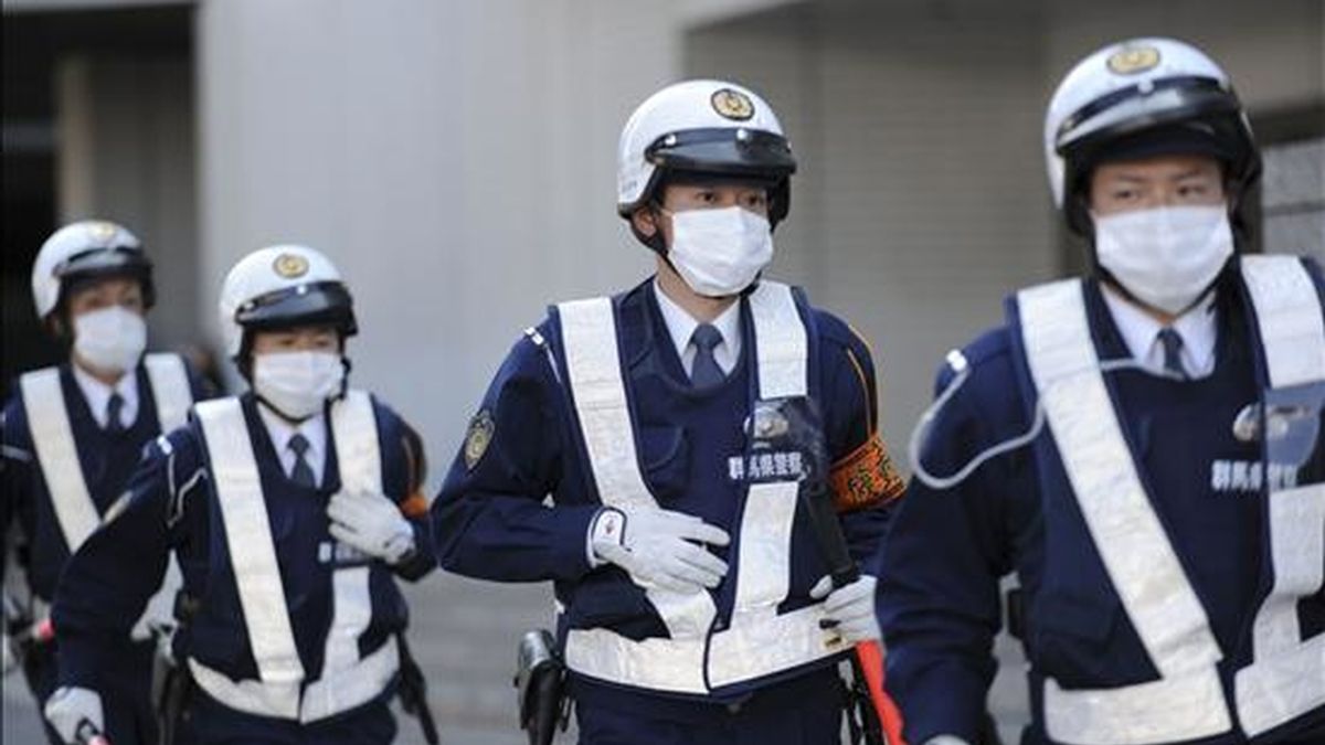 Miembros de la policía japonesa. EFE/Archivo Miembros de la policía japonesa. EFE/Archivo