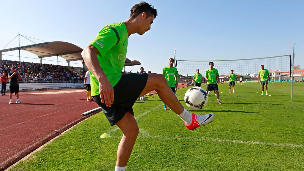 Cristiano Ronaldo se pone las pilas en Portugal