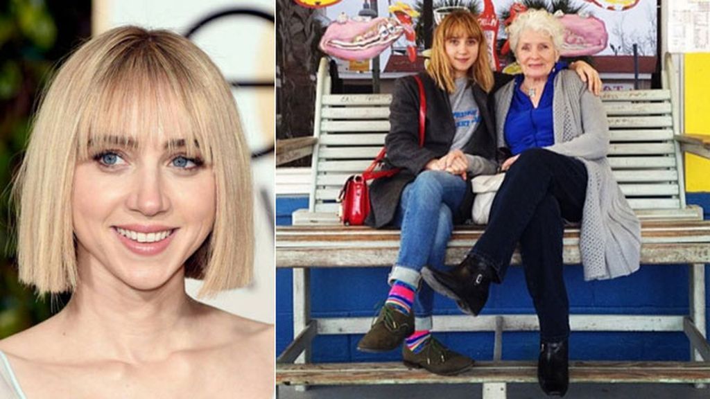 Zoe Kazan (Ruby Sparks) con su abuela, muy moderna; ¡tiene Instagram!