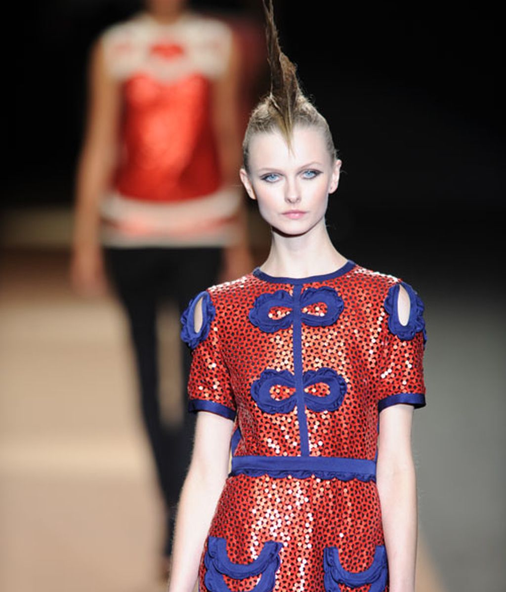 Miguel Palacio llena la pasarela de crestas