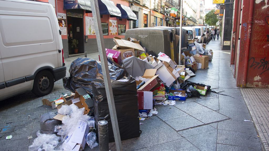 Madrid, inundada por la basura