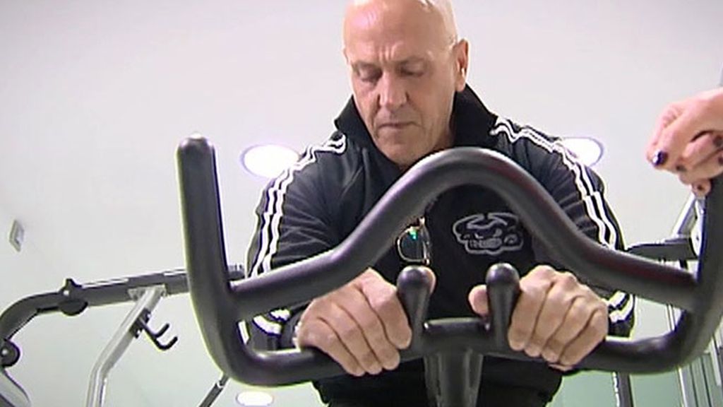 Sesión con su coach, con el médico y con su entrenadora, Makoke
