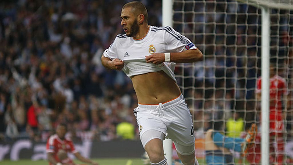 Benzema ante el Bayern Benzema ante el Bayern