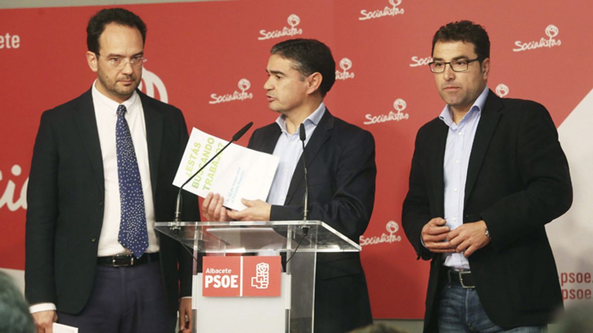 Antonio Hernando, portavoz del PSOE en el Congreso, en Albacete