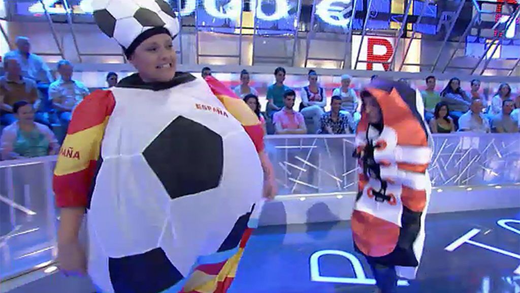 Christian se disfraza de Ronaldinho