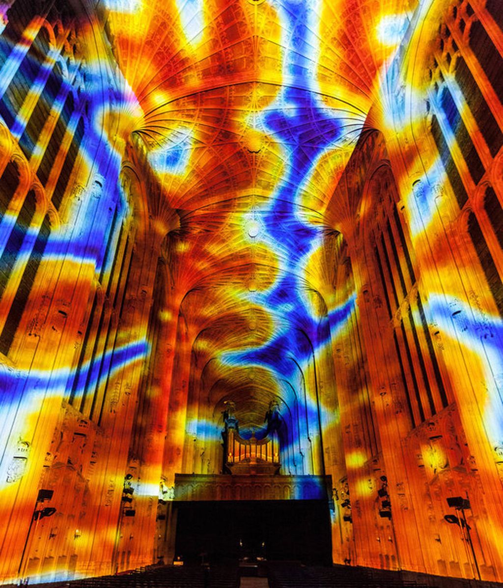 La capilla del King's College, llena de color