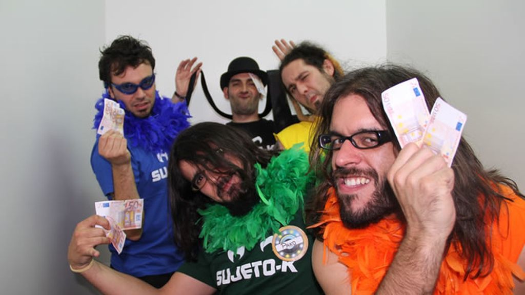 Los RockFest en el fotomatón de DUP