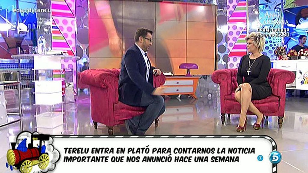 Visiblemente emocionada, Terelu comunica que se marcha temporalmente