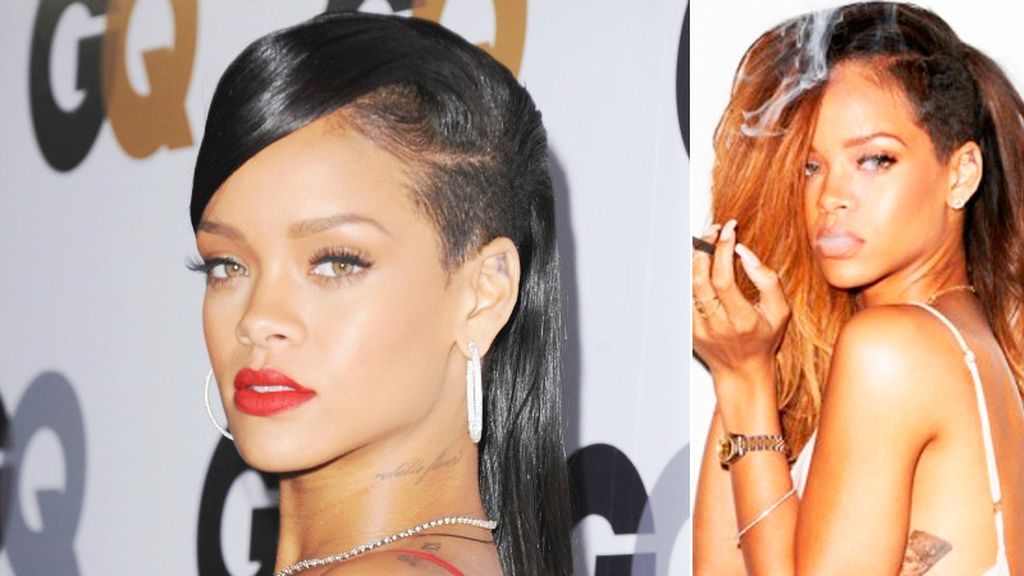 Rapado semi-mohicano, sexy y atrevido