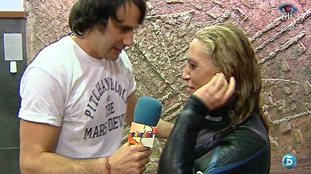 Ion Arimendi ha ayudado en el salto a la colaboradora