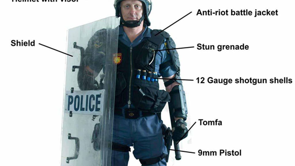 La policía sudafricana, lista para el Mundial