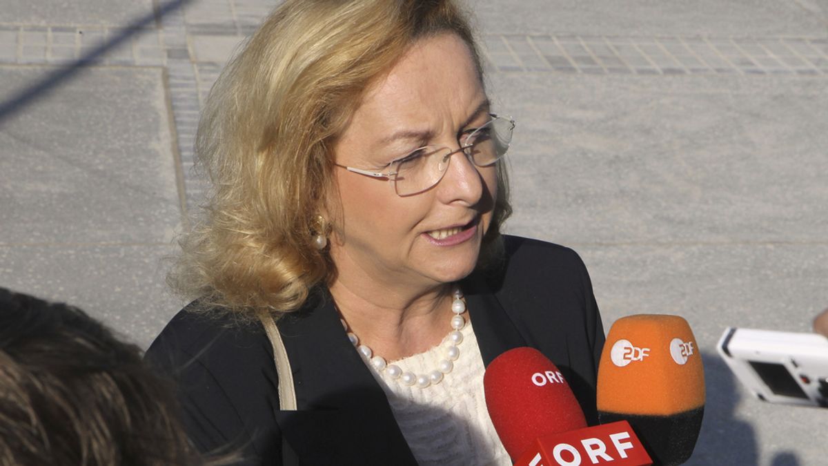 Maria Fekter, la ministra de Finanzas de Austria
