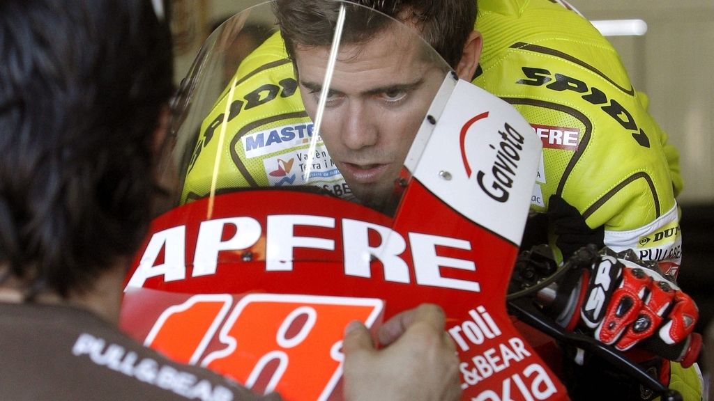 Terol prueba la Moto2