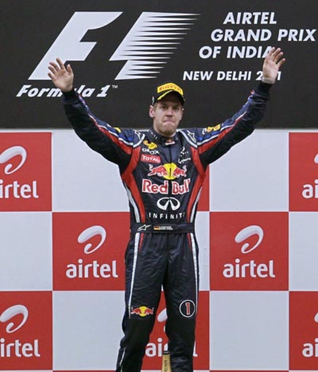 Podio de Vettel