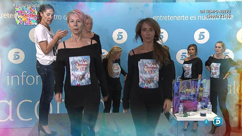 Raquel Revuelta les enseña a convertirse en modelos