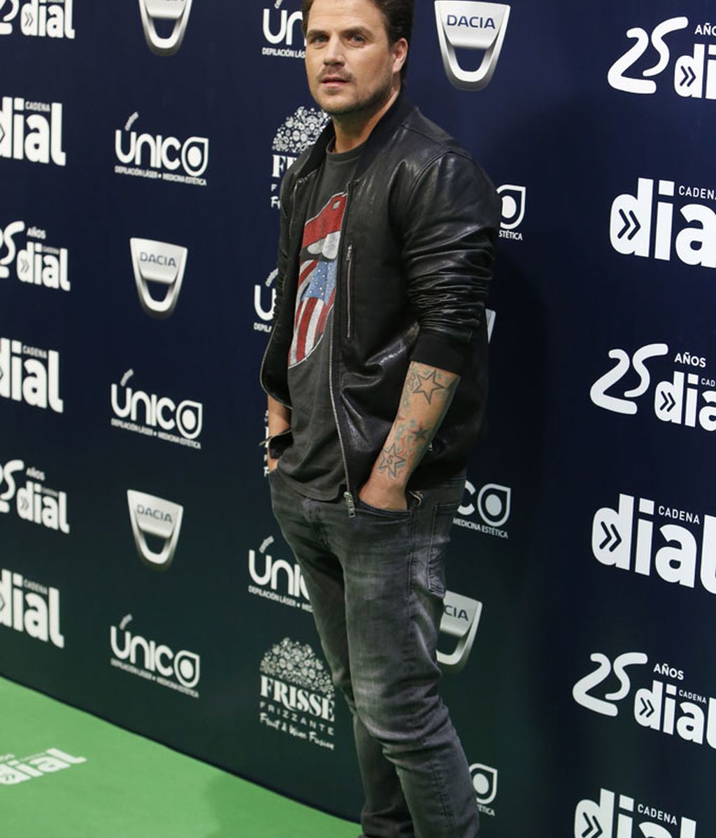 Dani Martín en la gala de 25 Aniversario de Cadena Dial
