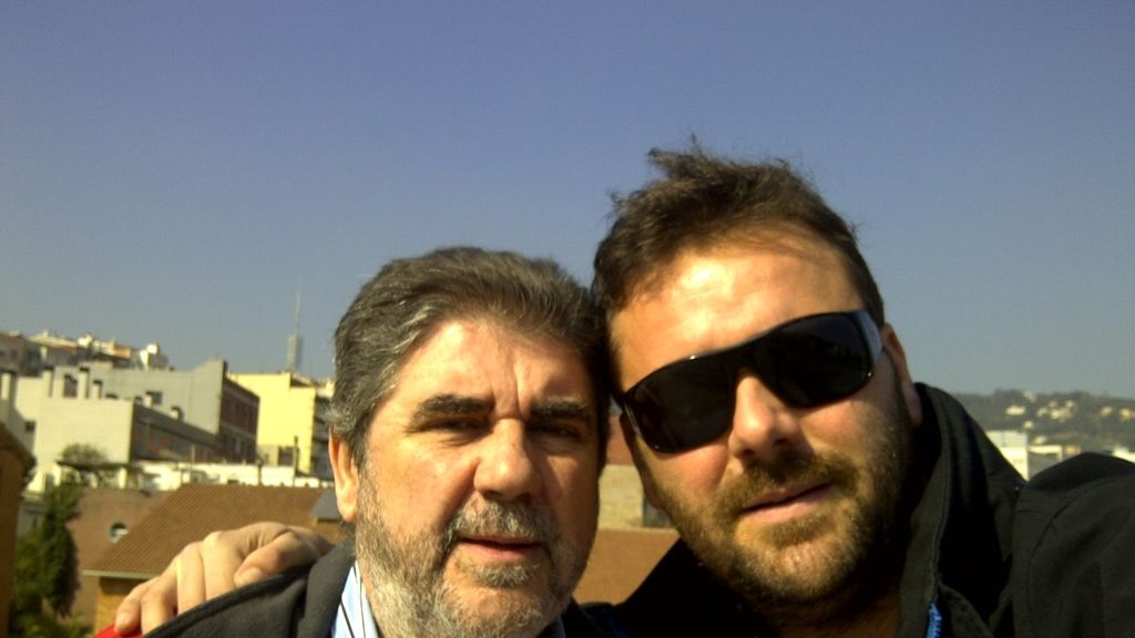 José Luis, junto a su hijo Pau Bestard