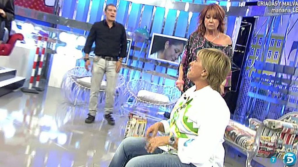 Chelo Gª Cortés abandona el plató tras un enfrentamiento con Mila Ximénez