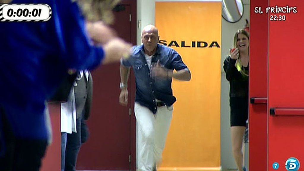 Sesión con su coach, con el médico y con su entrenadora, Makoke