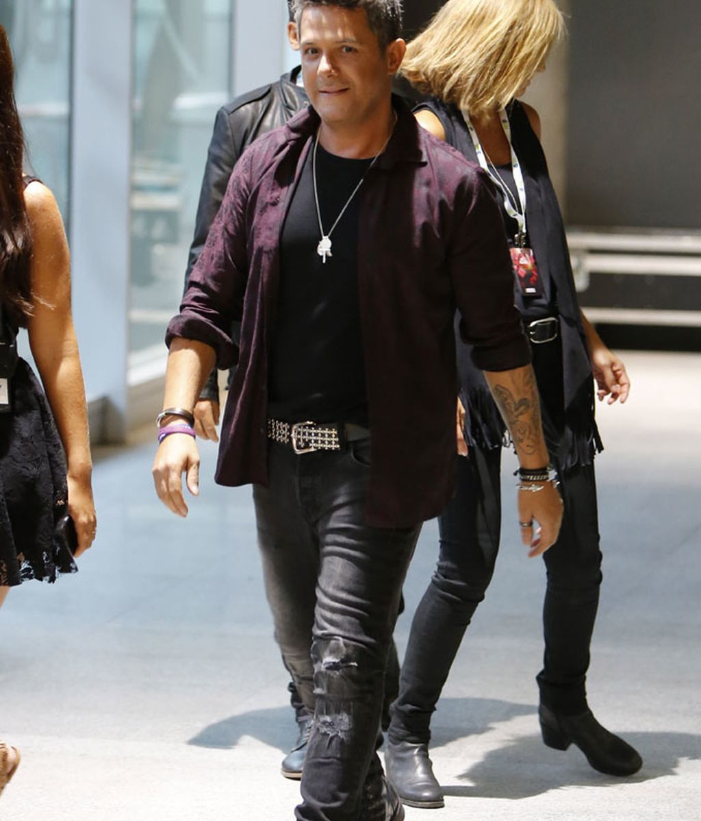 Alejandro Sanz en la gala de 25 Aniversario de Cadena Dial