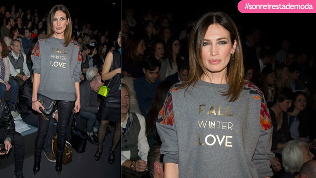 Nieves Álvarez, Elia Galera, Natalia y Soraya en el 'front row' de la Fashion Week
