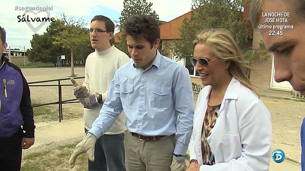 La colaboradora de 'Sálvame' pasa unos días en la Fundación Virgen del Pueyo