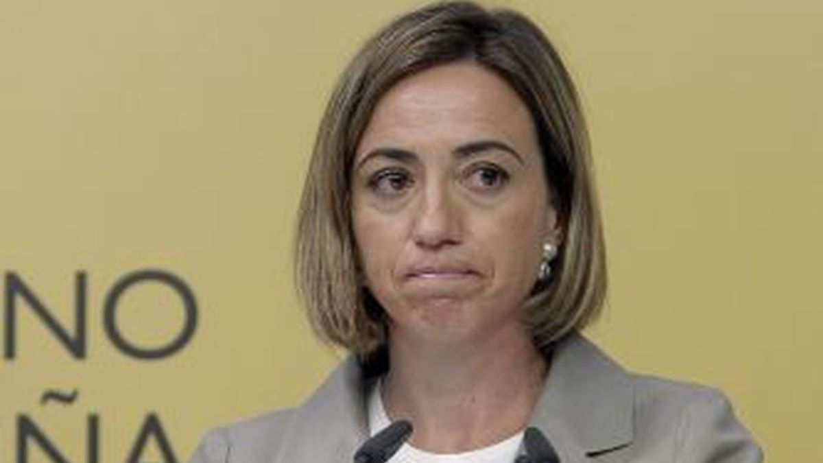 La ministra de Defensa, Carme Chacón, comparece en rueda de prensa para informar sobre el atentado. EFE La ministra de Defensa, Carme Chacón, comparece en rueda de prensa para informar sobre el atentado. EFE