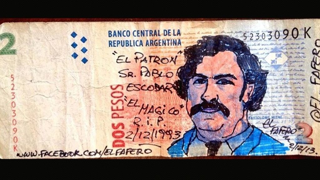 Arte en billetes argentinos