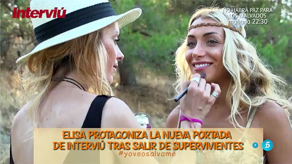 'Sálvame' nos muestra el making off de la sesión de fotos de la exconcursante