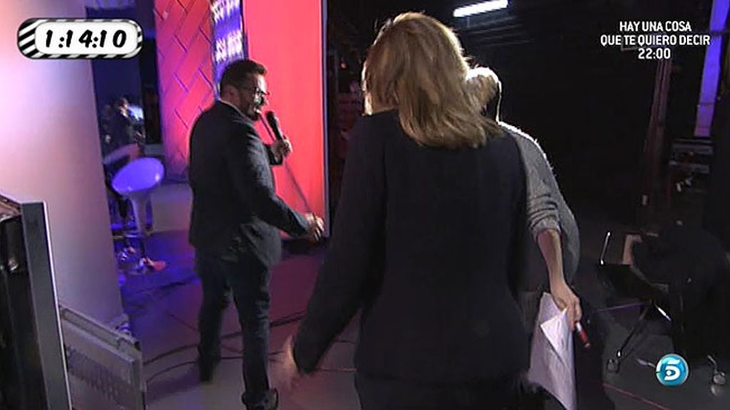 Jorge Javier entrevista a Pipi y Miriam en 'Mujeres y hombres' y propone un polígrafo a Miriam