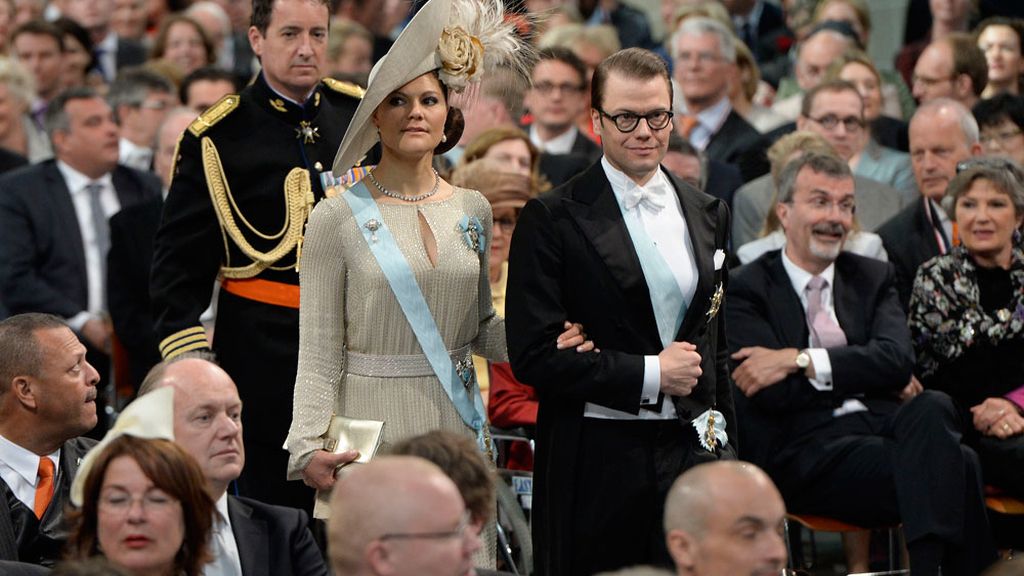 Los príncipes Victoria y Daniel de Suecia