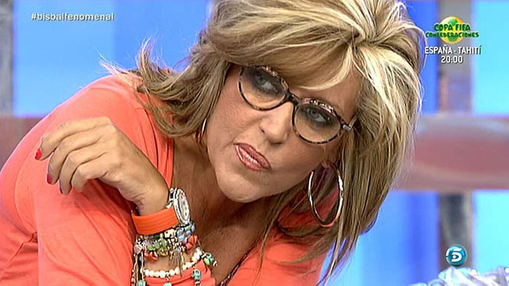 La colaboradora sale de plató tras una broma del programa