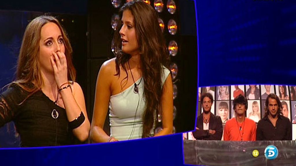 Las concursantes por fin saben que Aless, Dani y Pepe son finalistas