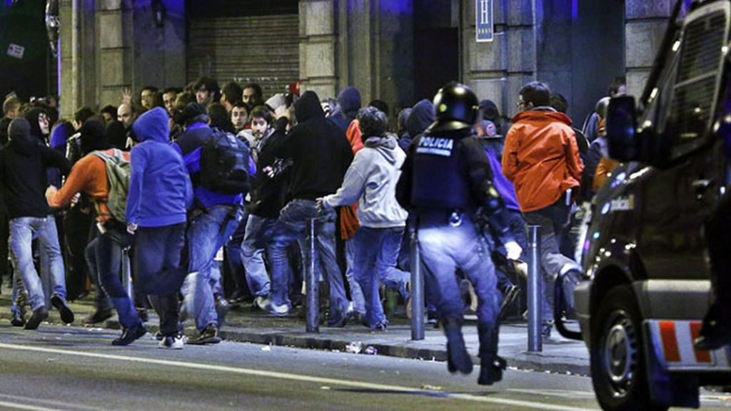 La huelga general, en imágenes