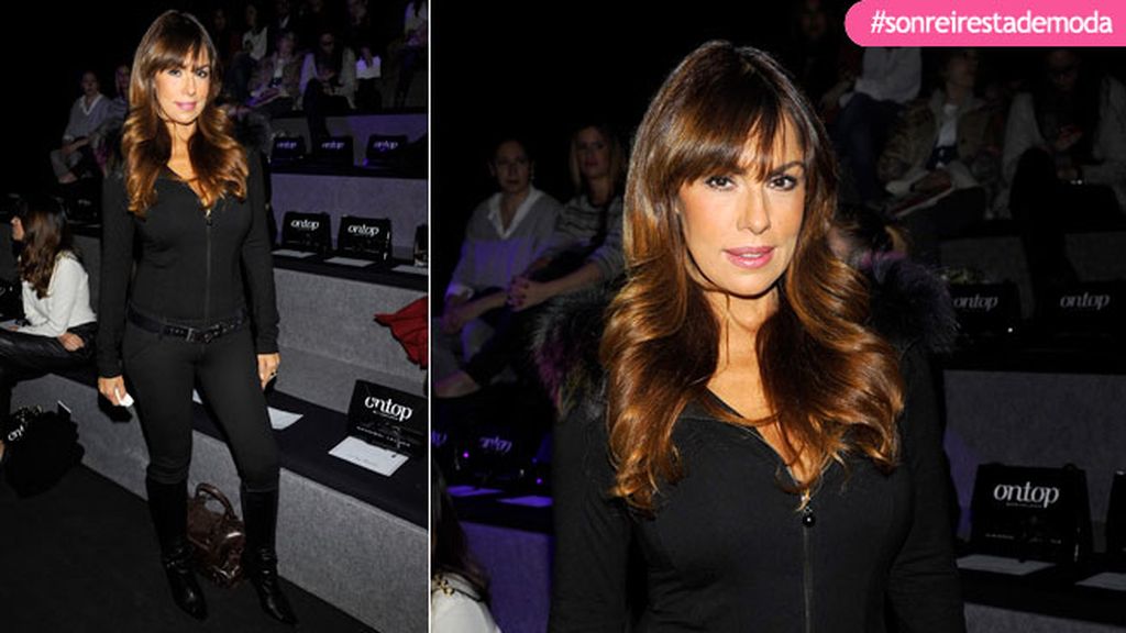 Nieves Álvarez, Elia Galera, Natalia y Soraya en el 'front row' de la Fashion Week