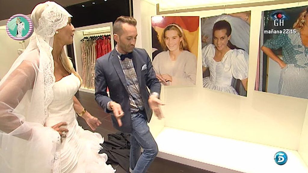 Susana busca vestido para su boda pero su hija no quiere participar en el programa