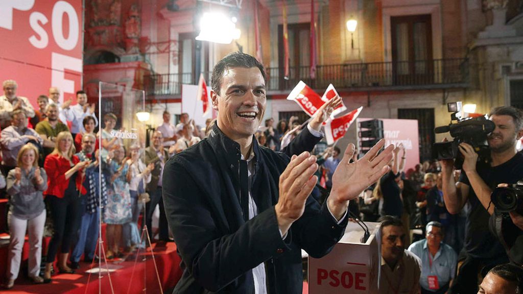 Inicio de campaña electoral del PSOE en Madrid