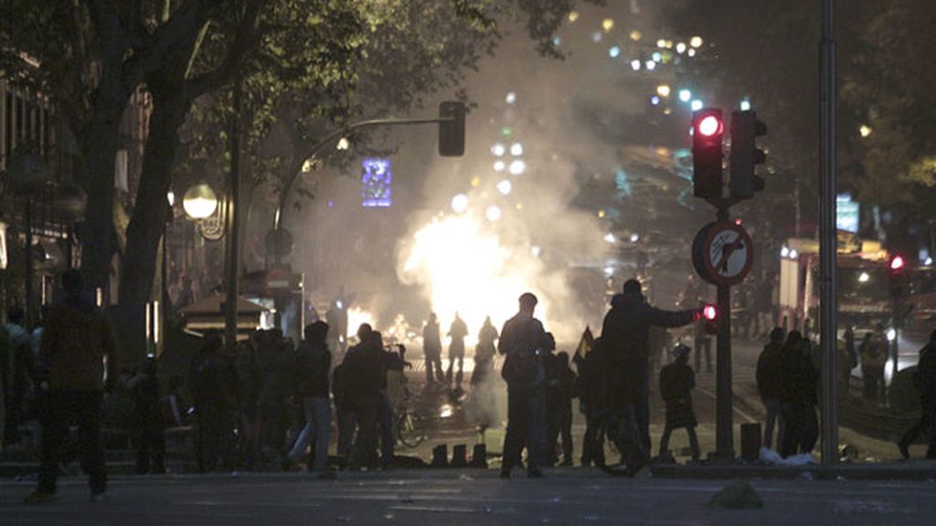 La huelga general, en imágenes