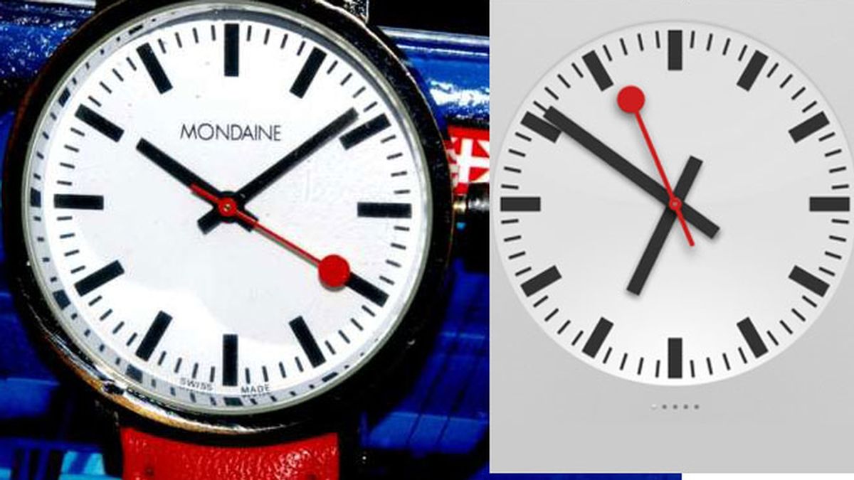 El reloj que se convirtió en un modelo para los relojes de la estación en Europa fue diseñado por Hans Hilfikeren en 1944.