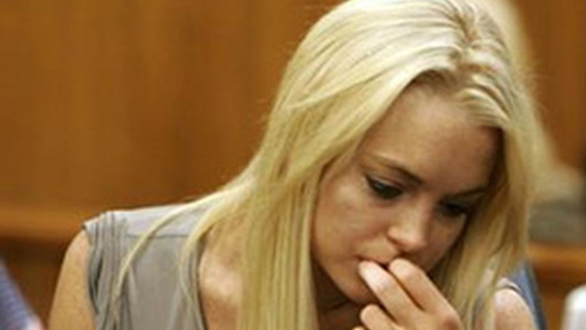 Lindsay Lohan en un momento del juicio. Foto: EFE/ Archivo